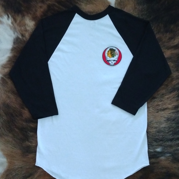 Espy Custom Chicago Blackhawks 3/4 Sleeve Shirt - Picture 2 of 2